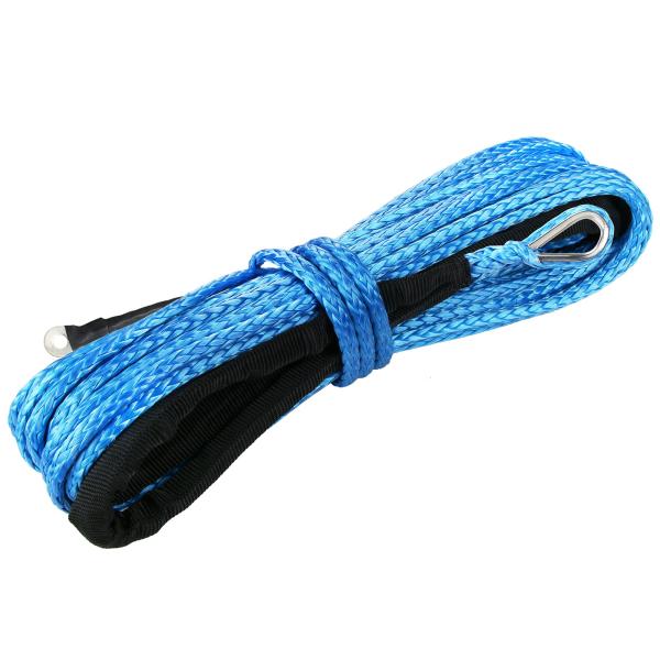 【並行輸入品】WROUGH 1/4&quot; x 50 ft Synthetic Winch Rope Ca...