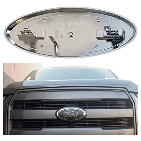 【並行輸入品】Almoo Black Front Grille 9 Inch Emblem Badg...