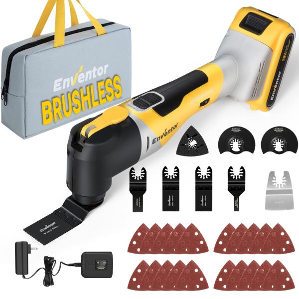 【並行輸入品】Herramientas Oscilantes, ENVENTOR Brushless...