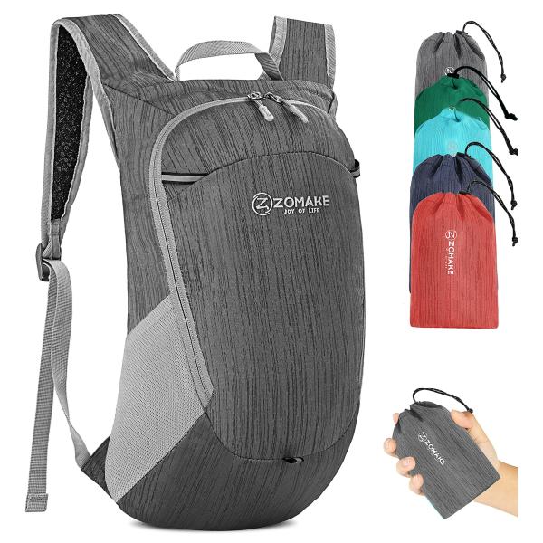 【並行輸入品】ZOMAKE 超軽量 パッカブル バックパック 18L 小型 折りたたみ式 ハイキング...