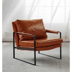 Zouron PU Leather Accent Chair for Bedroom, Modern Contemporary  並行輸入品｜import-tabaido