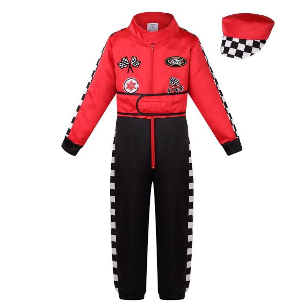 LXL1115b1578LMYOVE Kids Race Car Driver Costume Bo...