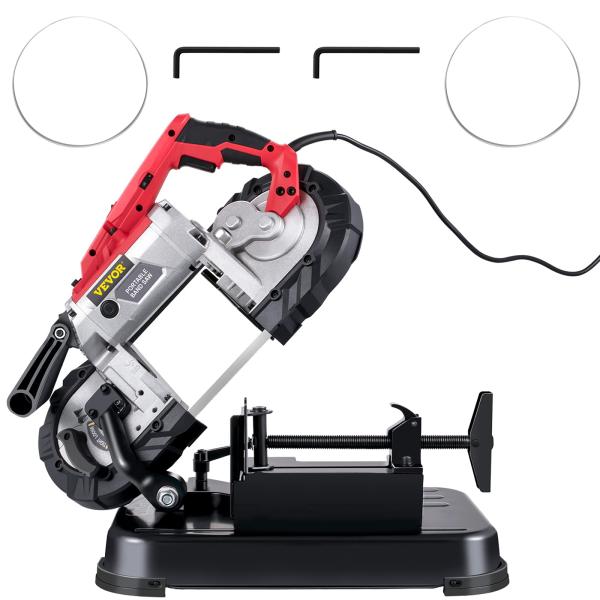 【並行輸入品】VEVOR Portable Band Saw, 110V Removable All...