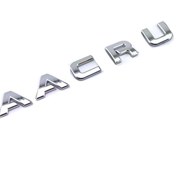 【並行輸入品】クロム文字 Aacruバッジエンブレム ロゴデカール 交換用 Acura MDX TS...