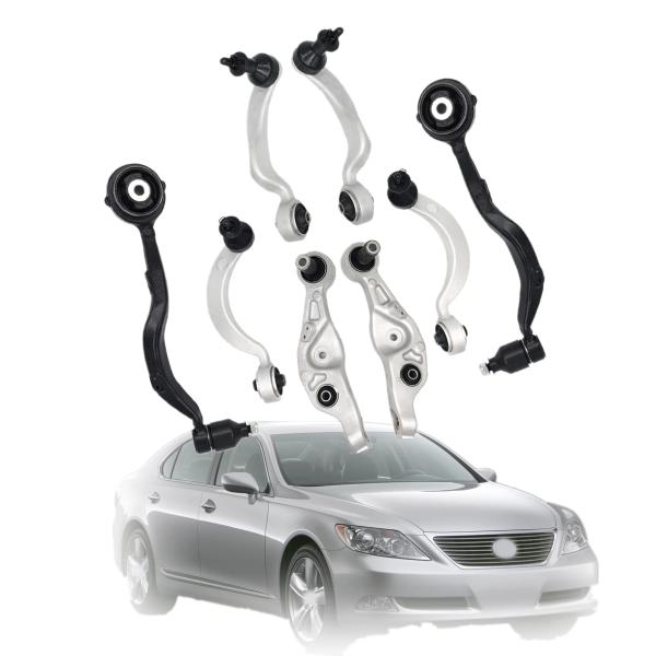 【並行輸入品】munirater 8個パック フロントアッパーロワーコントロールアーム ブッシングキ...