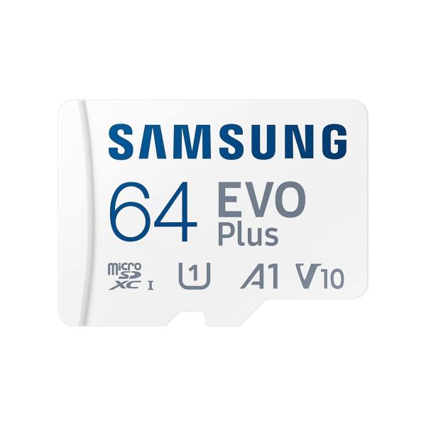 Samsung Evo Plus 64GB microSD SDXC U1 Class 10 A1 ...