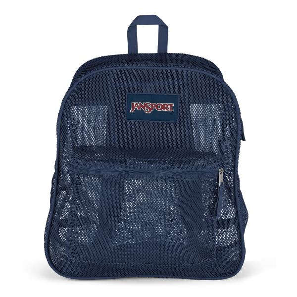 【並行輸入品】JanSport メッシュパック シースルーバックパック ネイビー JanSport ...