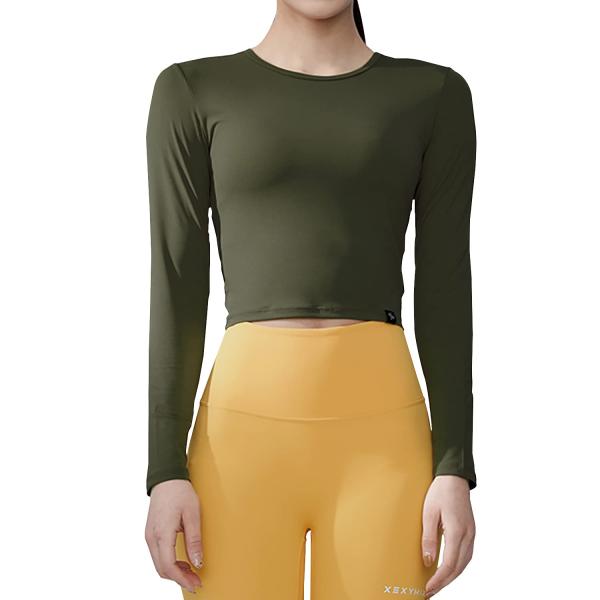 【並行輸入品】XEXYMIX Women’s Sports Crop Top Short and L...