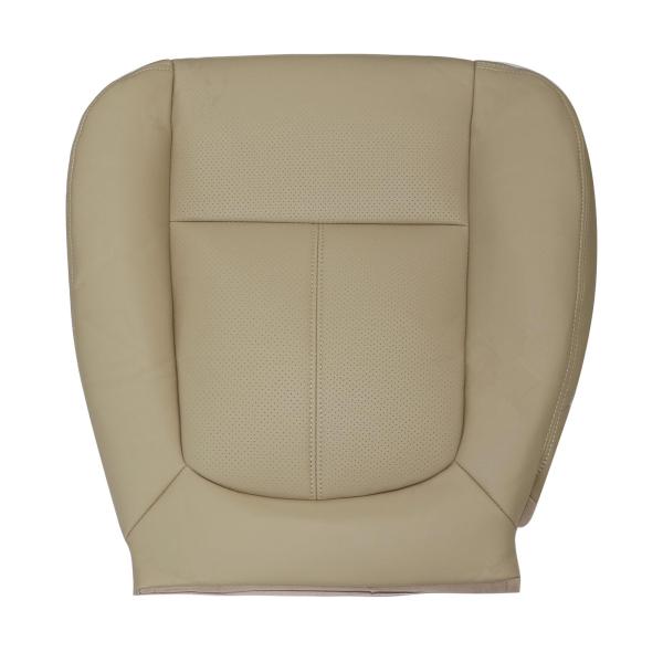 【並行輸入品】FZJDSD タン 運転席側ボトム穴あきレザーシートカバー フォードF 150 F 2...