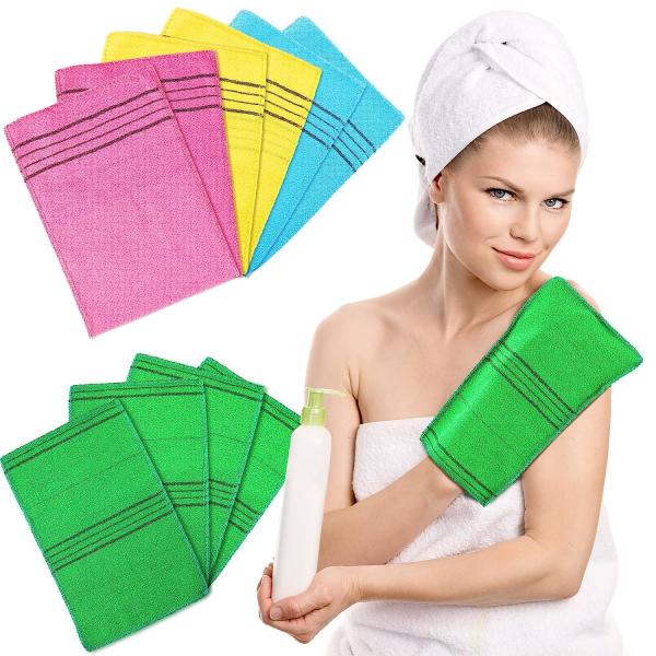 10 Pieces Korean Exfoliating Washcloth Mitt Asian ...