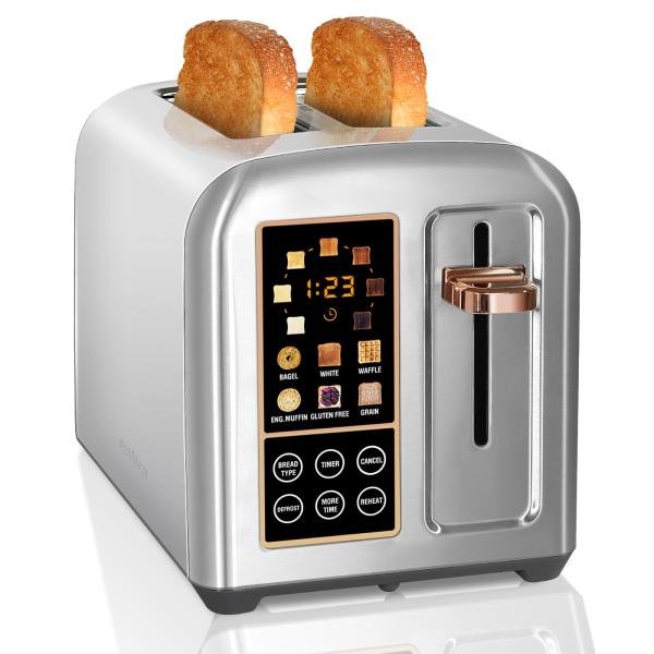 SEEDEEM Toaster 2 Slice LCD Display &amp; Touch Button...