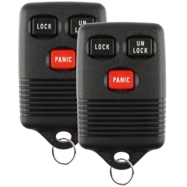 【並行輸入品】2x KeylessOption Remote Key Fob 3btn for Fo...