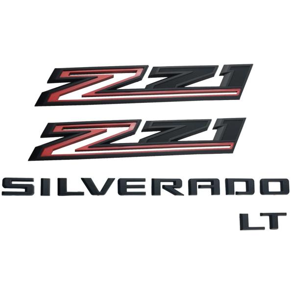 【並行輸入品】4個セット リアテールゲートSilveado LT 文字エンブレム サイドフェンダー ...