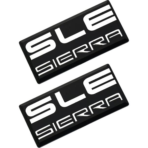 SLE Sierra エンブレム 交換用 GMC 1500 2500 3500 ピラーキャブ ルーフ...