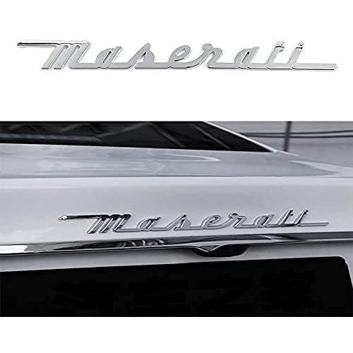【並行輸入品】CJZY Maserati Rear Letter Emblem Sticker Em...