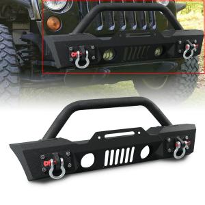 BoardRoad Rock Crawler Front/Rear Bumper Fits 07 18 Jeep Wrangle 並行輸入品