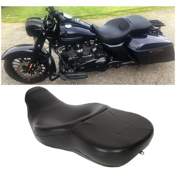 【並行輸入品】HECASA ライダーと助手席シート 2009 2022 ハーレー ツーリング ロード...