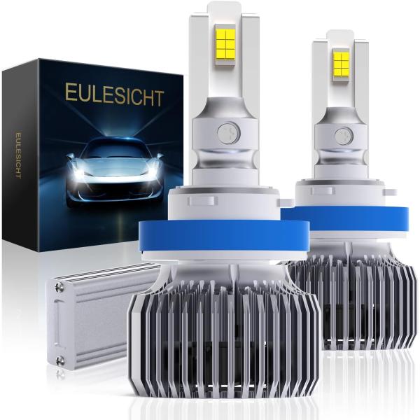 【並行輸入品】EuleSicht H11 LEDヘッドライトバルブ 100W 10000LM 超高輝...