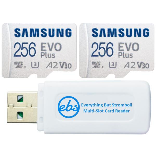 Samsung 256GB Evo Plus SDアダプター付き MicroSDカード(2パックEV...