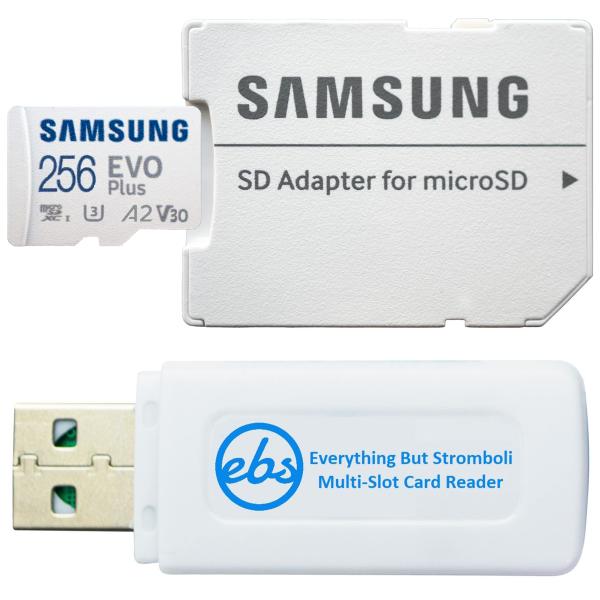 Samsung EVO+ 256GB マイクロSDカード、Samsung 携帯電話用 Galaxy ...