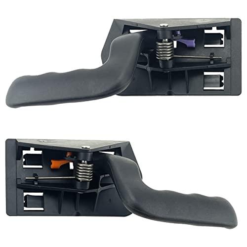 【並行輸入品】2個セット 助手席+運転席側 (フロントまたはリア) 室内ドアハンドル 交換用 99 ...