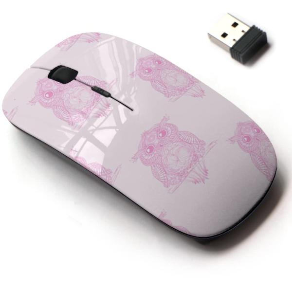 2.4G Wireless Mouse with Cute Pattern Design for A...