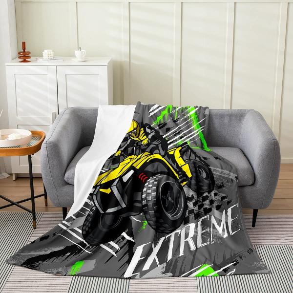 Dirt Bike Throw Blanket Baby,Boys Motocross Rider ...