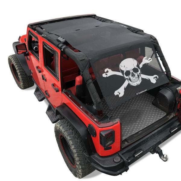 【並行輸入品】Shadeidea JKサンシェード Jeep Wranglerトップサンシェード J...