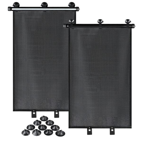 【並行輸入品】Ouzorp 車用ウィンドウサンシェード 赤ちゃん用 2個パック 格納式カーローラーシ...