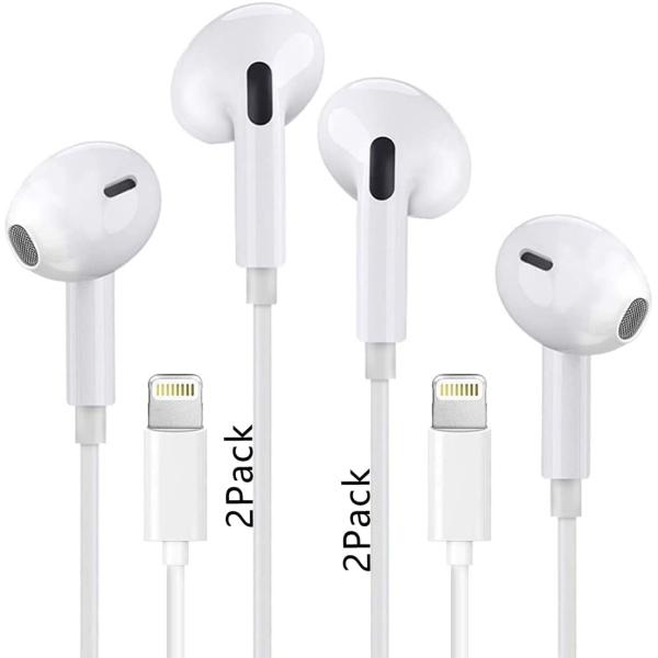 2 Pack iPhone Earbuds Wired Lightning Headphones N...