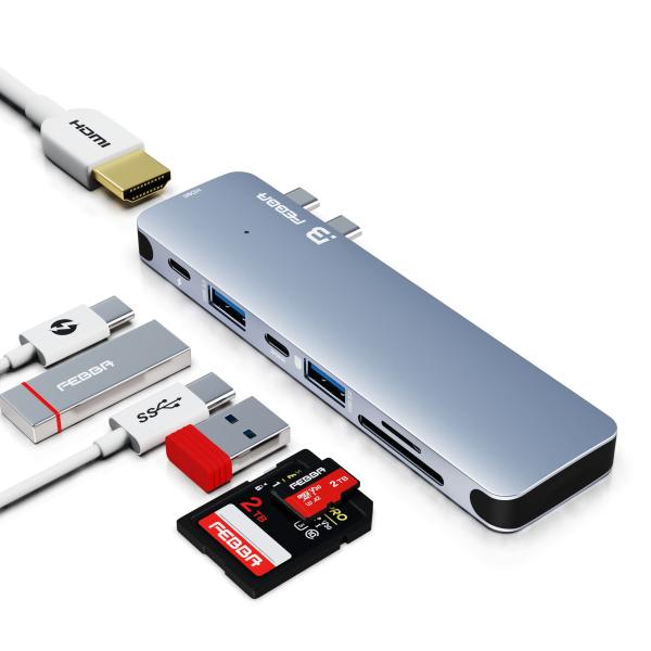 USB Cハブ HDMI 4K 60Hz マルチポートアダプター MacBook Air Proアク...