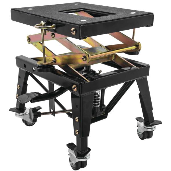 【並行輸入品】BikeMaster MX シザーリフト ホイール付き ブラック BikeMaster...