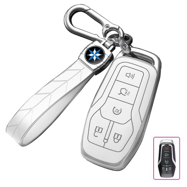 【並行輸入品】QKSD フォードキーフォブカバー Ford Mondeo Mustang Edge ...