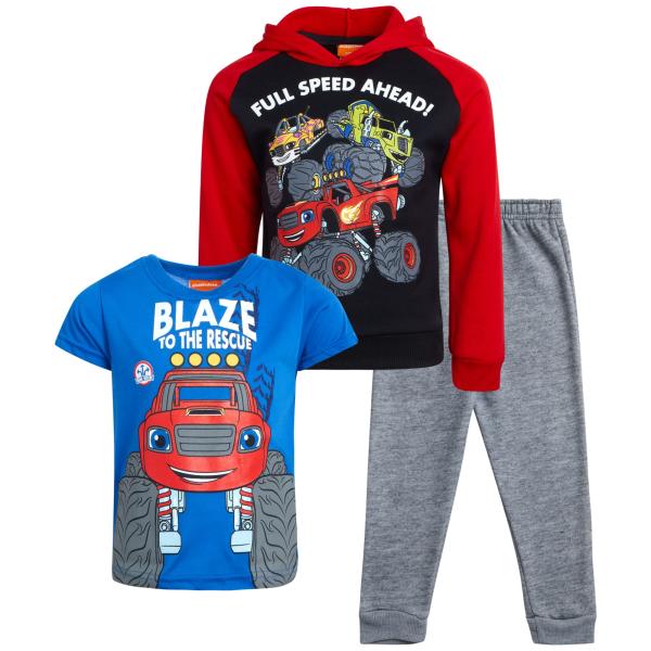 【並行輸入品】Nickelodeon Boys' 3 Piece Sweatsuit Set Jog...