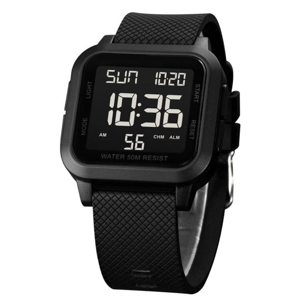 【並行輸入品】zolohoni Square Men's Digital Watch Big Num...