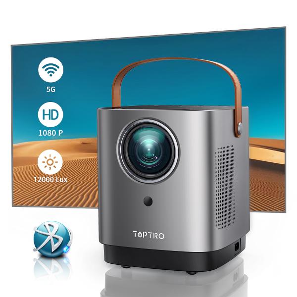 TOPTRO TR23   Proiettore Bluetooth WiFi 5G, 1080p,...