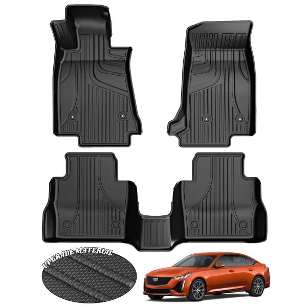 Automotive Floor Mats for 2019 2023 Cadillac CT5, ...