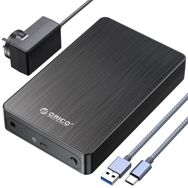 ORICO 3.5インチ HDD ケース 外付けハードディスクケース 6Gbps USB C 3.1...