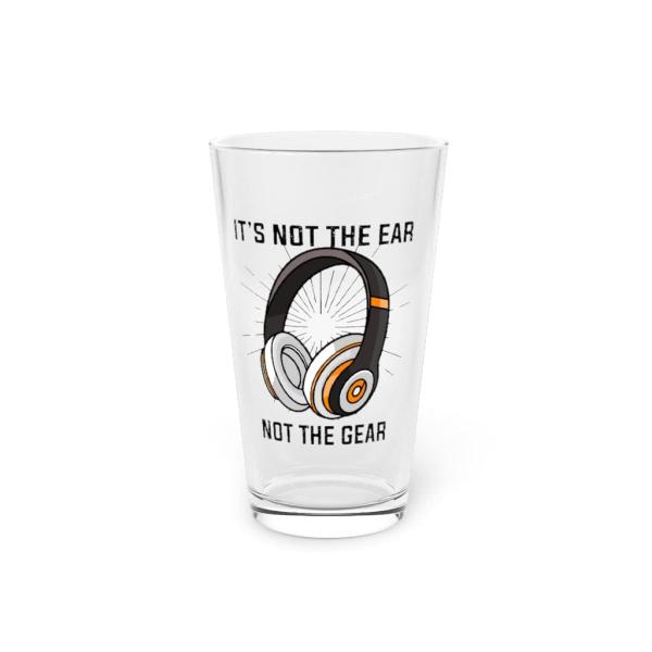 Beer Glass Pint 16oz Hilarious Ear Not Gear Compos...