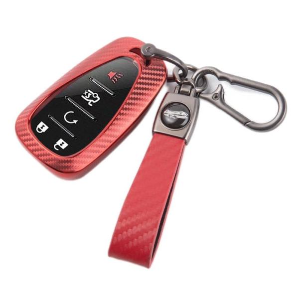 【並行輸入品】SEICAROO Soft TPU Carbon Fiber Key fob Cove...