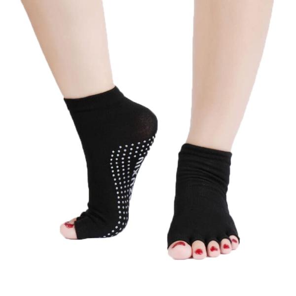 Anti Slip Pilates Ankle Grip Durable Half Toe Grip...