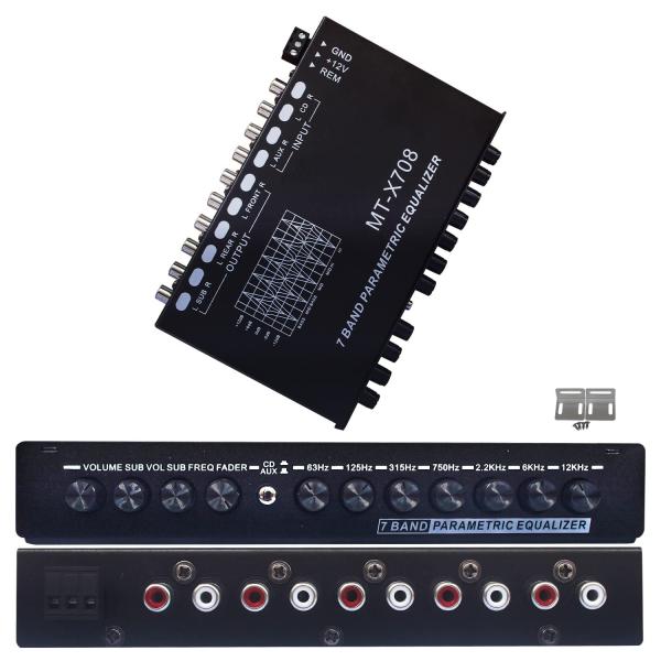 【並行輸入品】オートオーディオアンプイコライザー 7セグメント オートオーディオグラフィックイコライ...