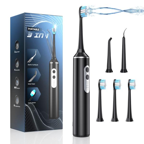 Water Dental Flosser with Electric Toothbrush, One...