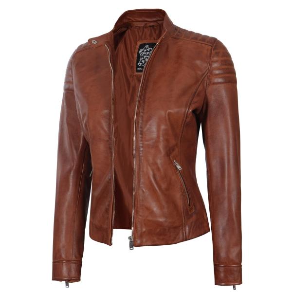 Blingsoul Leahter Jacket For Women | [1314986] Car...