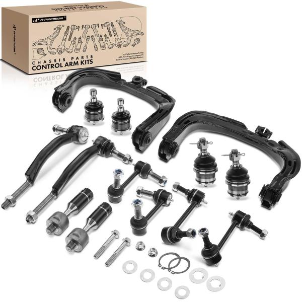 【並行輸入品】A Premium 14Pcs Suspension Kit, Front Upper...