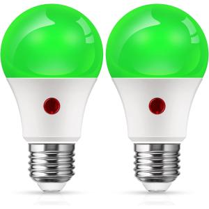 LOHAS Green Light Bulbs  Dusk to Dawn Green Light Bulb Outdoor  A　並行輸入｜import-tabaido