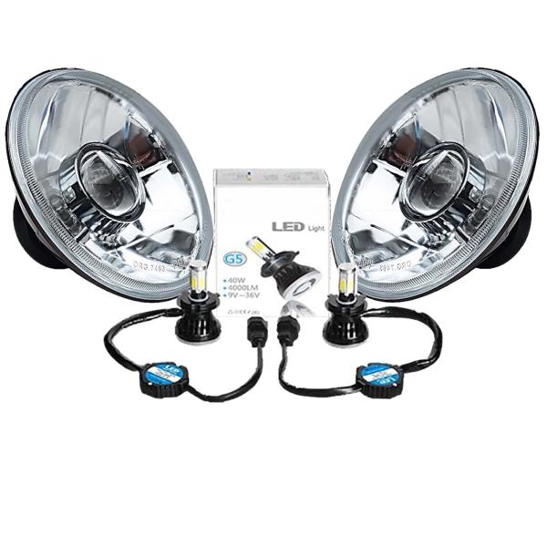 【並行輸入品】Octane Lighting 7 Inch LED Crystal Clear Pr...