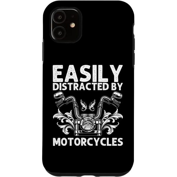 iPhone 11 Funny Motorcycle Design For Men Women Mo...