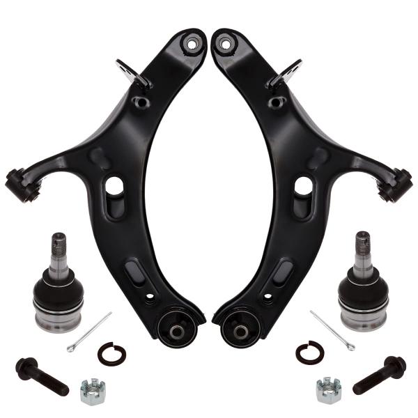 【並行輸入品】AUQDD 4Pc Suspension Kits Front Lower Contr...