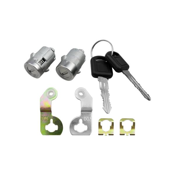 【並行輸入品】2個 15298924 ドライバーと助手席のドアロック ドアロックシリンダー キー付き...